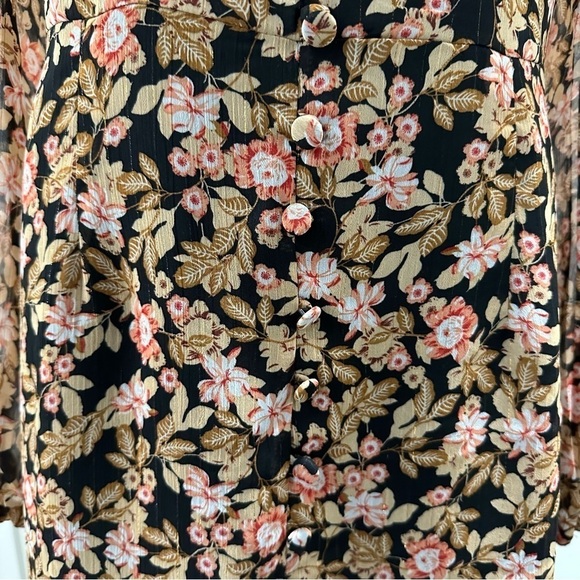 Nasty Gal Floral V Neck Fitted Mini Dress - Picture 10 of 12